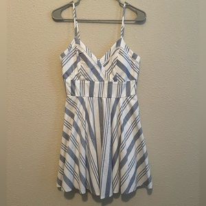 Striped mini dress